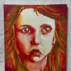 Art | Original Expressive Portrait Painting | Poshmark